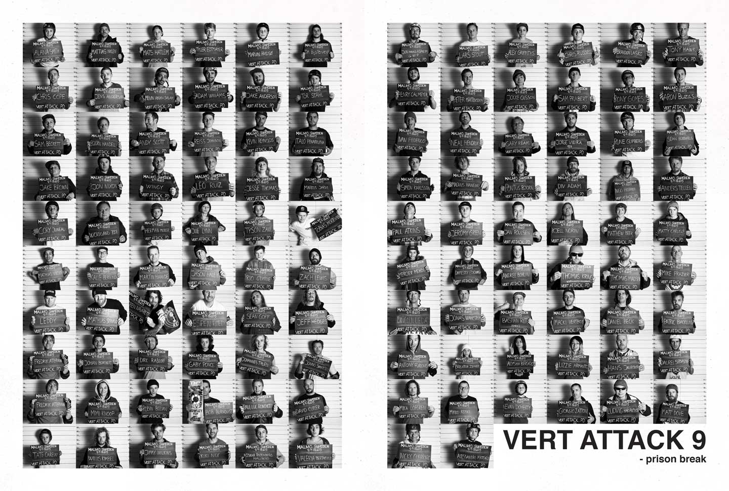 Vert Attack mugshots / Foto Sonia Ziegler