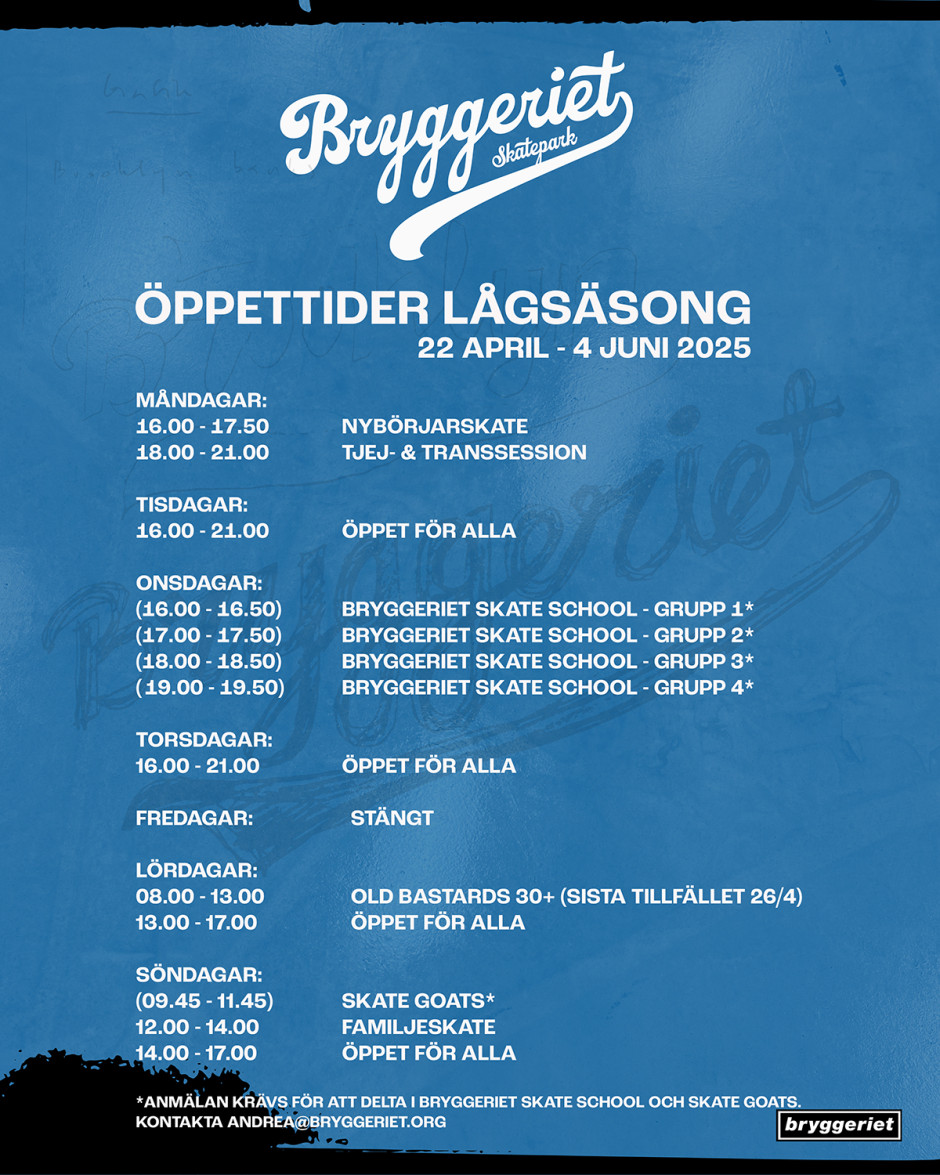 Brygg VT25_poster-LÅGSÄSONG-web