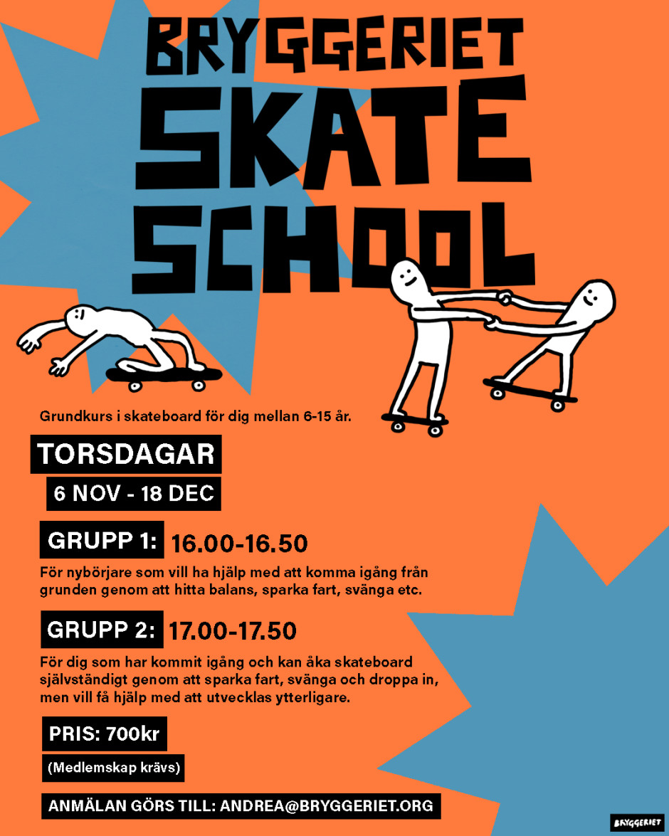 skate school poster nov insta2025