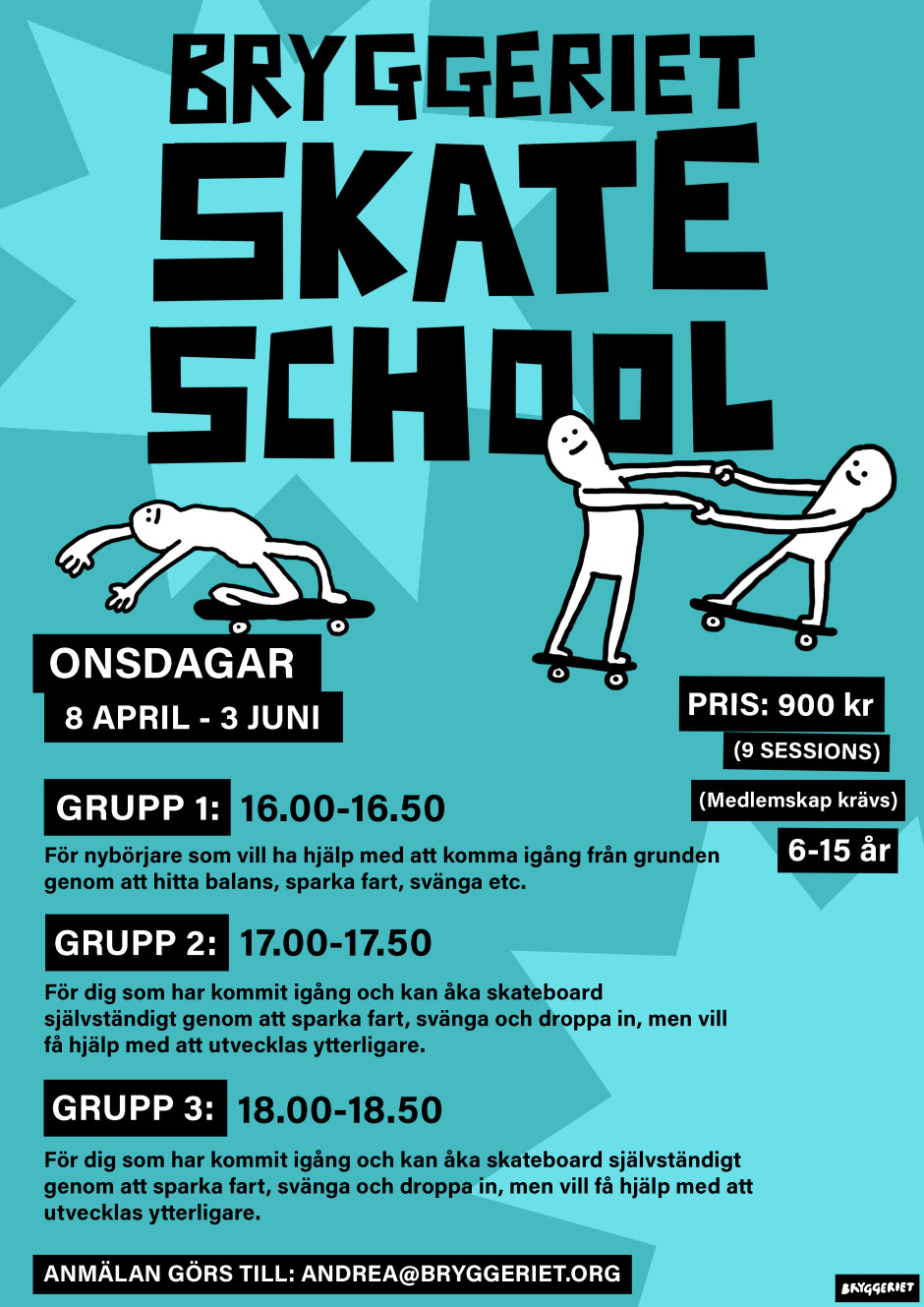 skate school poster april 2026