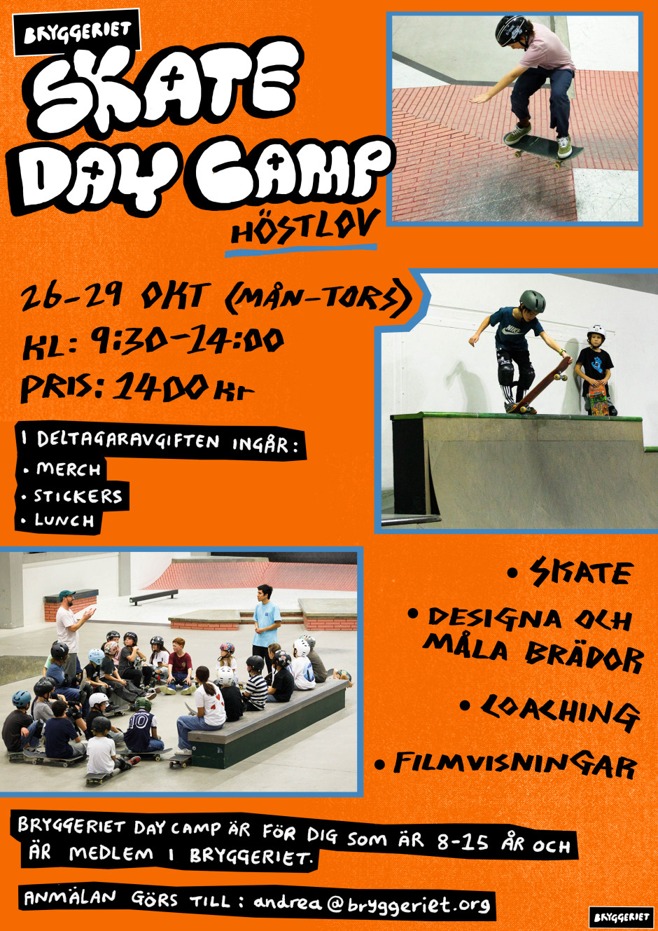skate day camp hostlov 2026